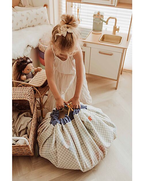 Play&Go Portable 2 in 1 Storage Bag & Playmat - Moulin roty Toupities Storage Bag and Playmat