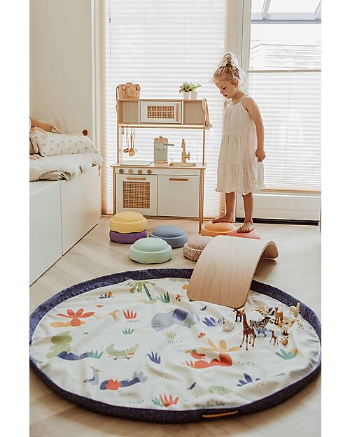 Play&Go Portable 2 in 1 Storage Bag & Playmat - Moulin roty Toupities Storage Bag and Playmat