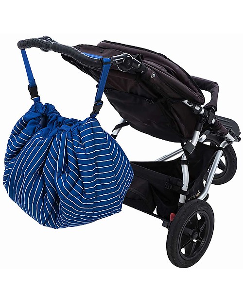 Play&Go Portable 3 in 1 Storage Bag, Diaper Bag & Playmat in Soft Cotton - Air Balloon Toy Storage Boxes