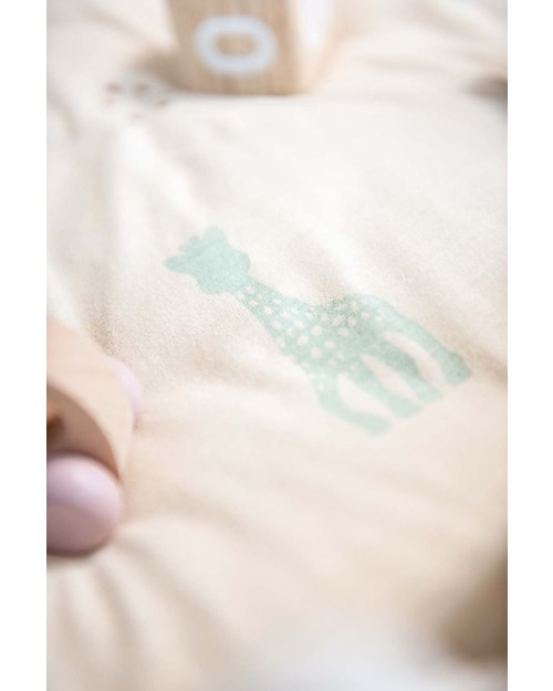 Play&Go Portable 3 in 1 Storage Bag, Diaper Bag & Playmat in Soft Cotton - Sophie La Giraffa Storage Bag and Playmat