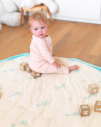 Play&Go Portable 3 in 1 Storage Bag, Diaper Bag & Playmat in Soft Cotton - Sophie La Giraffa Toy Storage Boxes