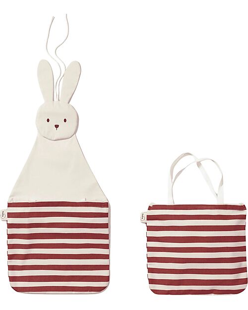 Play&Go Wall Organizer and Tote Bag - Bunny Wall Storage Organize