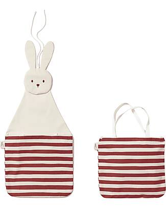 Play&Go Wall Organizer and Tote Bag - Bunny Wall Storage Organize