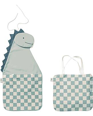 Play&Go Wall Organizer and Tote Bag - Dino Wall Storage Organize