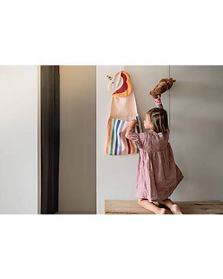 Play&Go Wall Organizer and Tote Bag - Unicorn Wall Storage Organize