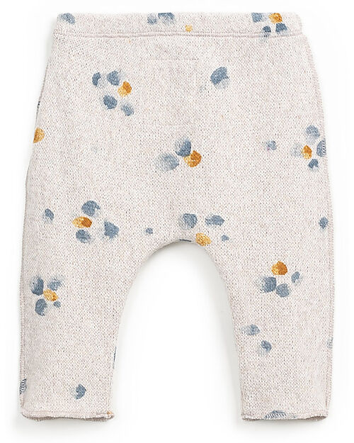 Play Up Jersey Pants with Flower print - with Re(Play) Yarn Trousers