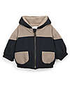 Play Up Parka Jacket with Fleece Lining - Beige and Black - Recycled Material and Organic Cotton Jackets