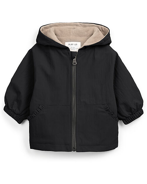 Play Up Parka Jacket with Hoodie - Anthracite - Recycled Material and Organic Cotton Jackets
