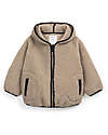 Play Up Plush Jacket with Hoodie - Beige - Recycled Polyester Jackets