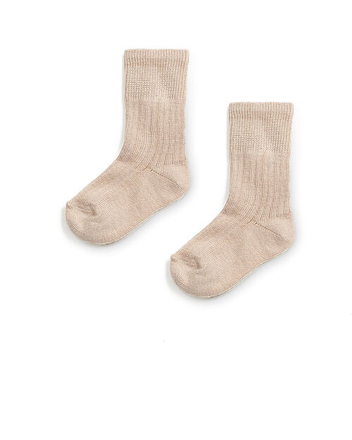 Play Up Ribbed Socks - Brown Socks