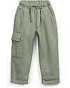 Play Up Twill Pants with Pockets - Green - 100% Cotton Trousers