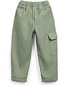 Play Up Twill Pants with Pockets - Green - 100% Cotton Trousers