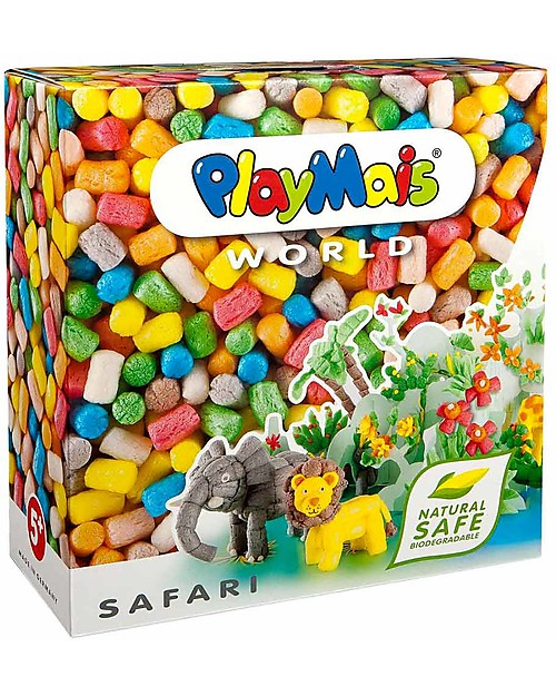 Playmais PlayMais World, Safari - 1000 pieces + instructions, 10+ hours of fun! Creative Toys