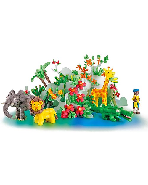 Playmais PlayMais World, Safari - 1000 pieces + instructions, 10+ hours of fun! Creative Toys