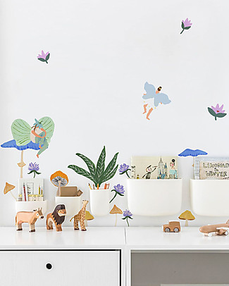 Pop By Gaea Wall Stickers in Vinyl - Flower Fairies Wall Stickers