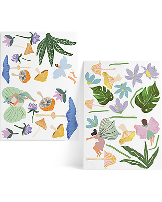 Pop By Gaea Wall Stickers in Vinyl - Flower Fairies Wall Stickers