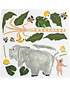 Pop By Gaea Wall Stickers in Vinyl - La Festa Elephant and Monkey Wall Stickers