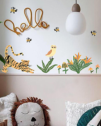 Pop By Gaea Wall Stickers in Vinyl - Tropical Animals Wall Stickers