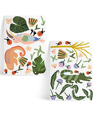 Pop By Gaea Wall Stickers in Vinyl - Tropical Forest Wall Stickers