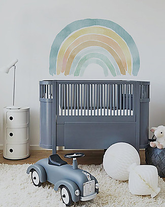 Pop By Gaea Wall Stickers in Vinyl - XL Blue Rainbow - 80x50 cm Wall Stickers