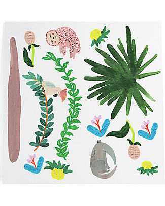 Pop By Gaea Wall Stickers in Vinyl - XL Harmony Tropical Wall Stickers