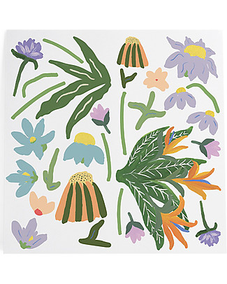 Pop By Gaea Wall Stickers in Vinyl - XL Pastel Garden Wall Stickers