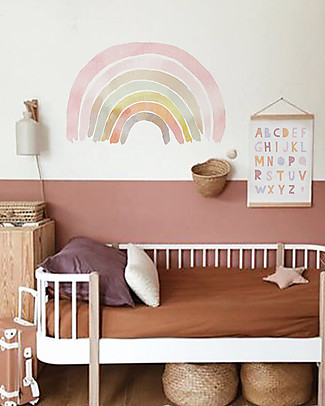 Pop By Gaea Wall Stickers in Vinyl - XL Pink Rainbow - 80x50 cm Wall Stickers