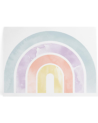 Pop By Gaea Wall Stickers in Vinyl - XXL Boheme Pastel Rainbow - 150x100 cm Wall Stickers