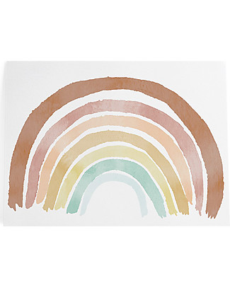 Pop By Gaea Wall Stickers in Vinyl - XXL Earthy Rainbow - 100x150 cm Wall Stickers