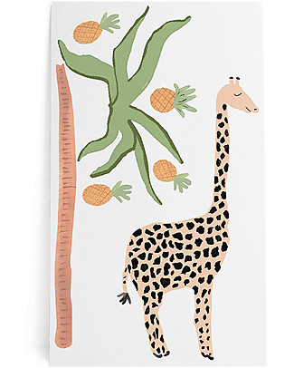 Pop By Gaea Wall Stickers in Vinyl - XXL Giraffe & Palm Tree - 175x100 cm Wall Stickers
