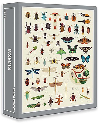 Poppik Jigsaw Puzzle by Cloudberries - Insects - 500 pieces Puzzles