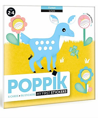 Poppik My First Stickers - Forest Animals - 2 Years and Up Stickers & Stamps Sets