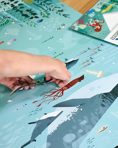 Poppik Scientific Poster - Animals of the Ocean - 7 years and up Wall Decorations