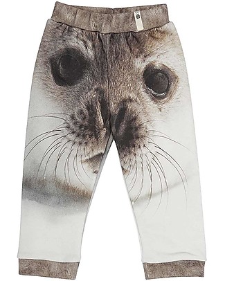 Popupshop Baby Sweat Pants Seal, Organic cotton Trousers