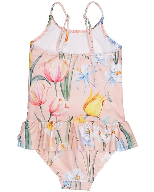 Popupshop Girl Ruffles Swimsuit, Flower Swimsuits