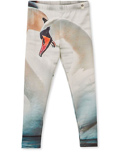 Popupshop Leggings  Swan - 100% organic cotton Leggings