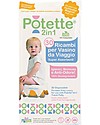 Potette 2in1 Liners for Potette Plus 2in1, 30 Pieces, Superabsorbent and Leak Proof Potties