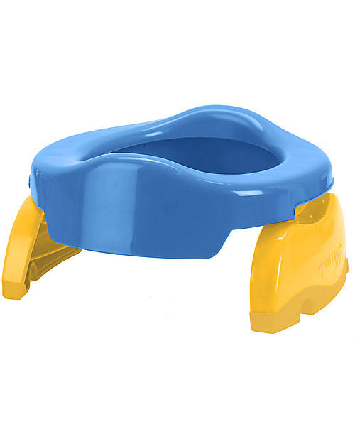 Potette 2in1 Potette 2in1 Blue, Trainer Seat and Travel Potty - Includes 3 Liners Potties