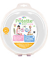 Potette 2in1 Potette 2in1 White, Trainer Seat and Travel Potty - includes 3 liners Potties