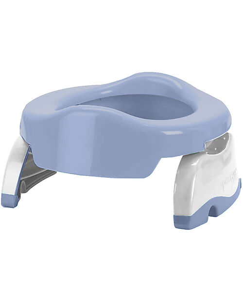 Potette 2in1 Trainer Seat and Travel Potty - Mist - Includes 3 Liners Potties