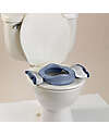 Potette 2in1 Trainer Seat and Travel Potty - Mist - Includes 3 Liners Potties
