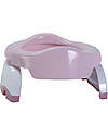 Potette 2in1 Trainer Seat and Travel Potty - Pink - Includes 3 Liners Potties