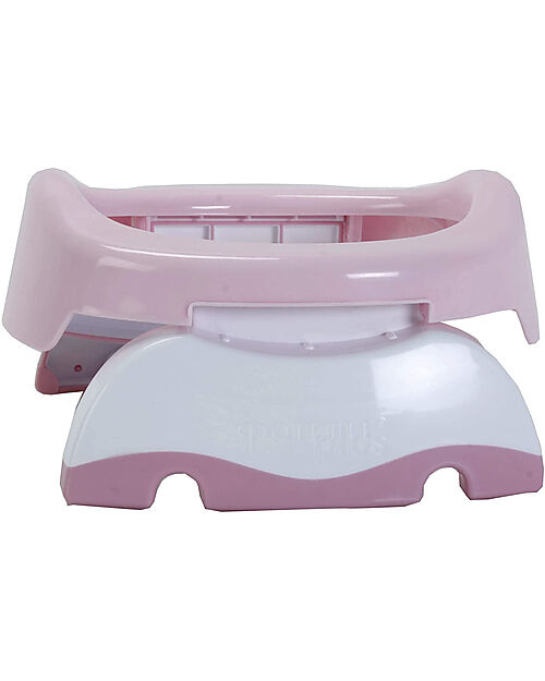 Potette 2in1 Trainer Seat and Travel Potty - Pink - Includes 3 Liners Potties