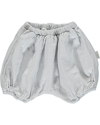 Poudre Organic Baby Bloomer Verveine - Grey - 100% organic cotton Shorts