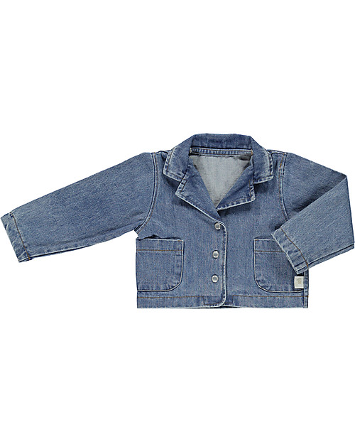 Poudre Organic Baby Denim Jacket 100 Organic Cotton unisex bambini