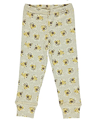 Poudre Organic Basilic Baby Leggings (12-24 months) - Flowers - 100% organic cotton Leggings