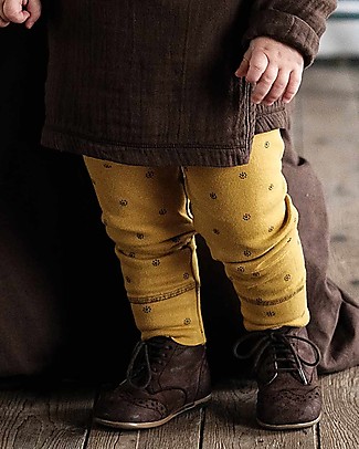 Poudre Organic Basilic Baby Leggings (12-24 months) -Honey Fleurs - 100% organic cotton Trousers