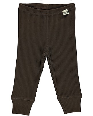 Poudre Organic Basilic Baby Ribbed Leggings (3-4 years) - Carafe - 100% organic cotton Trousers