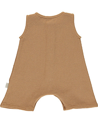 Poudre Organic Combicourt Sleeveless Onepiece (18-24 months) - Brown Sugar - 100% organic cotton Short Rompers