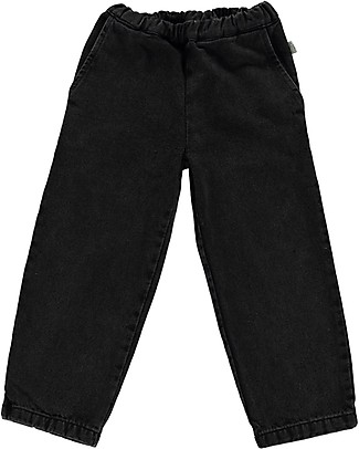 Poudre Organic Denim Long Trousers Pomelos - Black - Organic Cotton Trousers